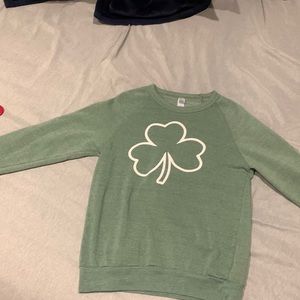 Alternative shamrock  green crewneck || S